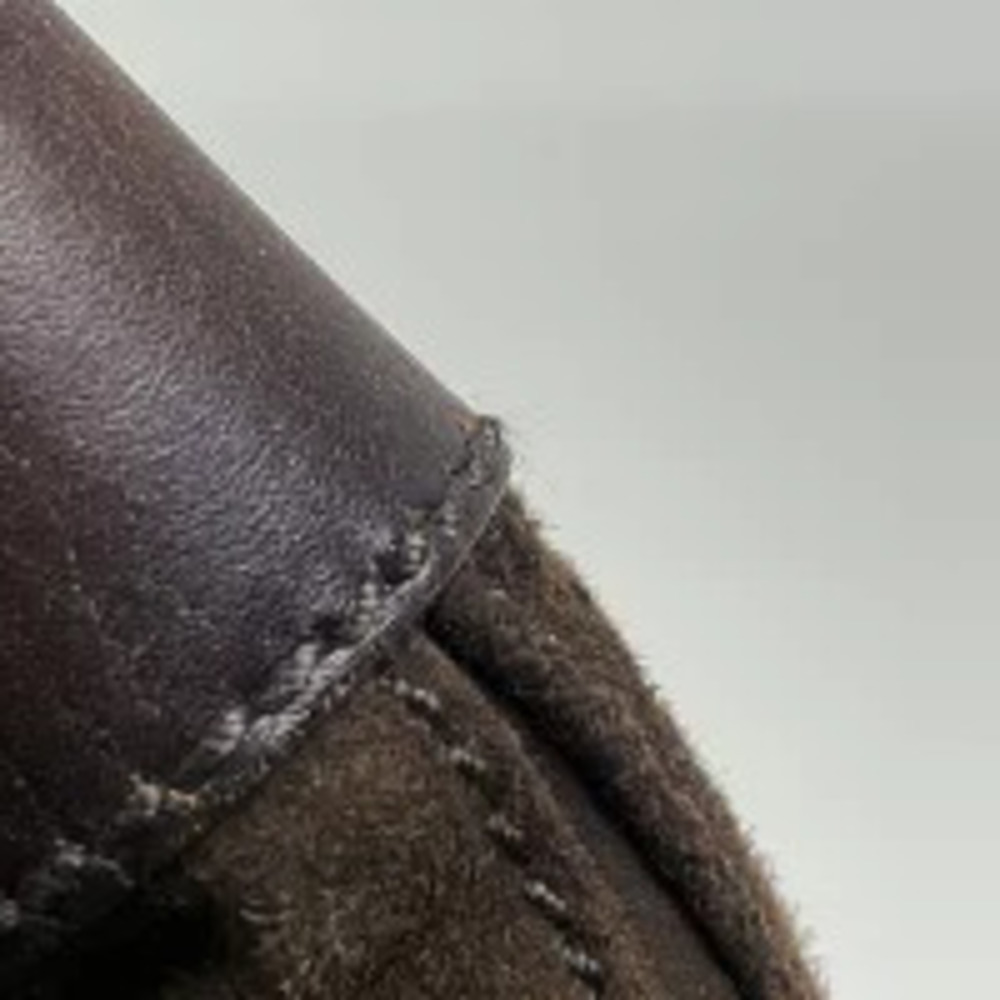 Gucci shoulder bag suede brown - Picture 4 of 7